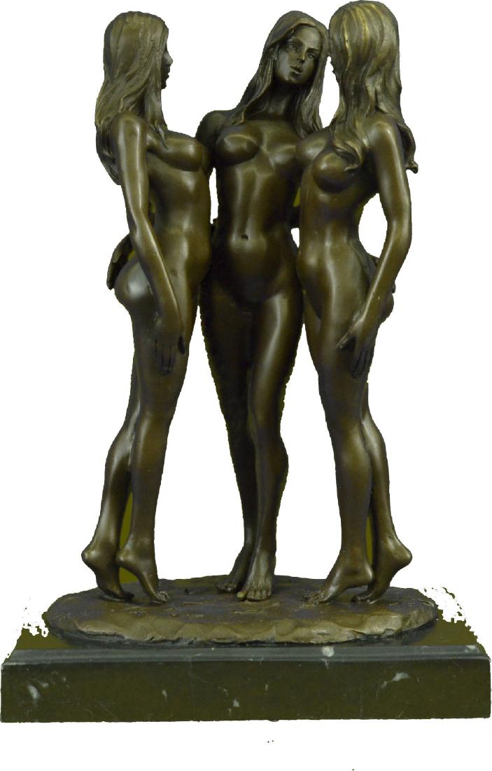 erotic bronze figurines Band girls tgp